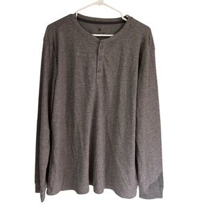 All in Motion Charcoal Long Sleeve Henley